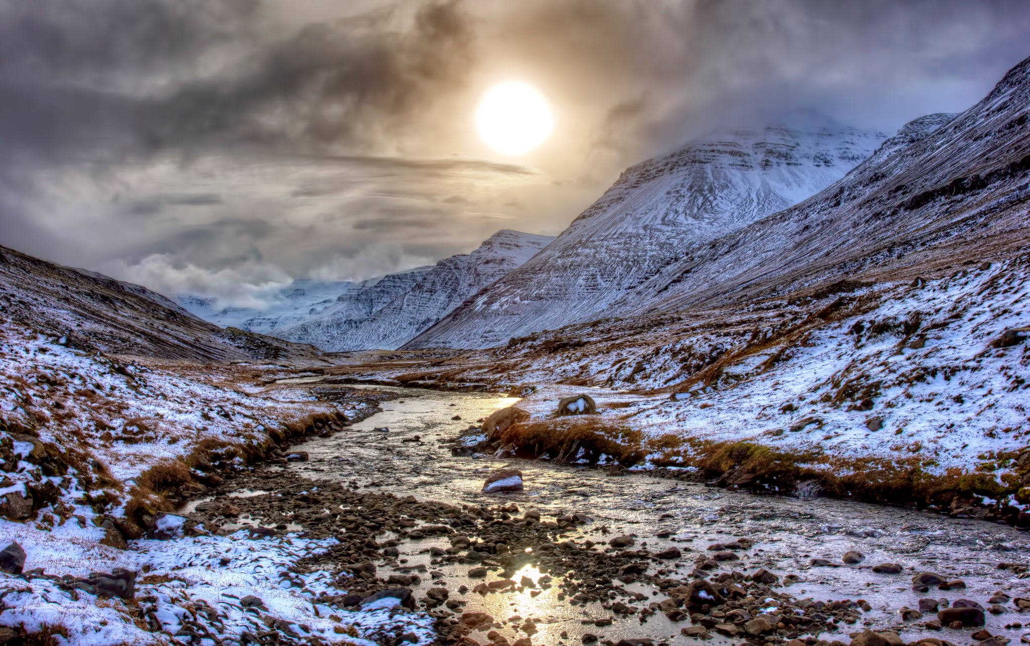 Icelandic Winter Sun